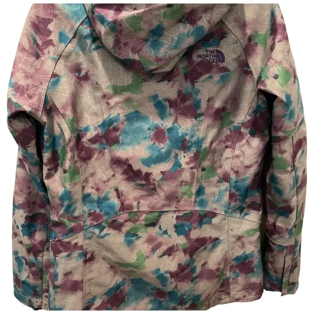 The North Face Triclimate Jacket Tie Dye Waterproof Shell Ski Snow XL